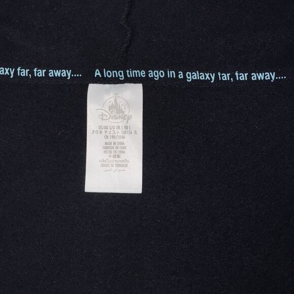 Star Wars Disney Parks Saga Collection Zip Hooded Jacket Large Puff Metallic Ink - Picture 6 of 10